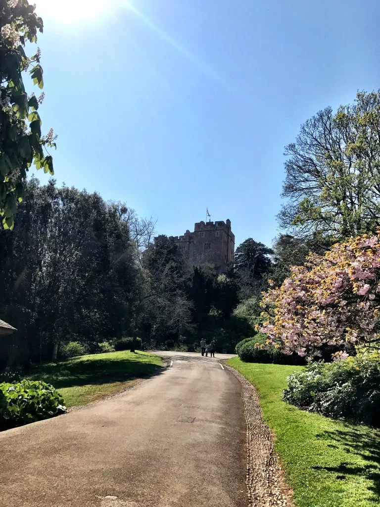 the walk to the castle