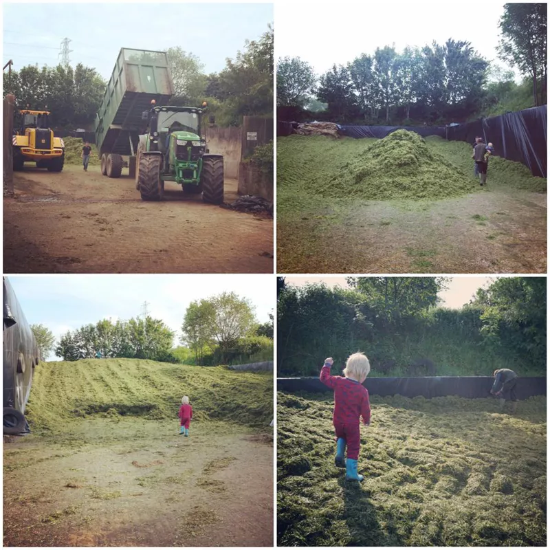 Silage Pit Progress